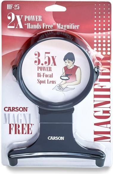 Actual product image Carson Optical HF-25 MagniFree Freehand Magnifier