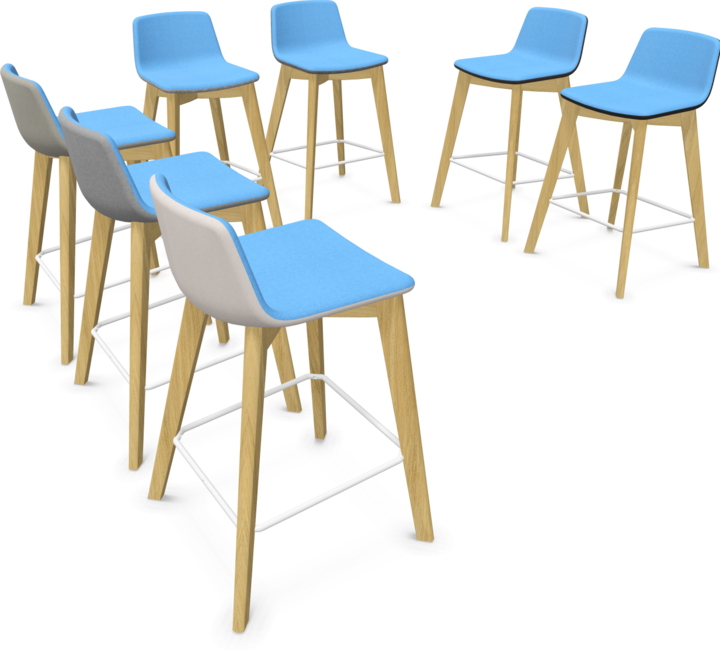 Actual product image Narbutas Twist & Sit Bar Stool