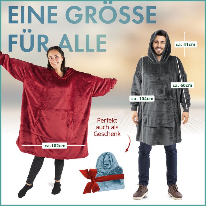 Actual product image Walser Snuggle jumper, hoodie blanket Snuggle (104)