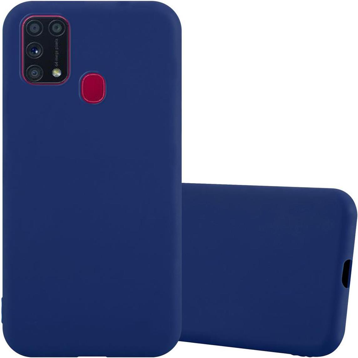 Cadorabo TPU Candy Cover (Samsung Galaxy M31), Smartphone Hülle, Blau