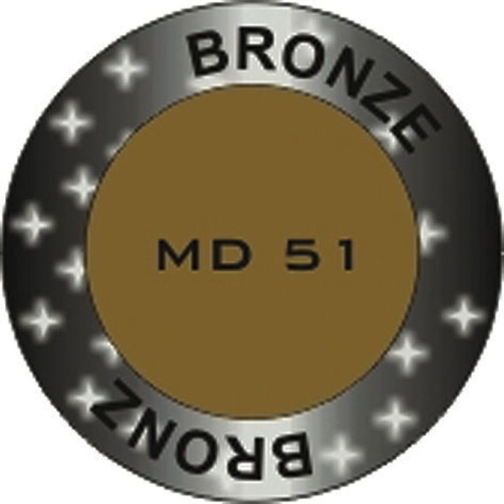 Actual product image CMK Metal pigment - brown/yellow