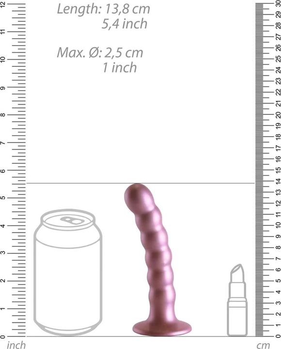 Produktbild Ouch! Beaded Silicone G-Spot Dildo - 5" / 13 cm