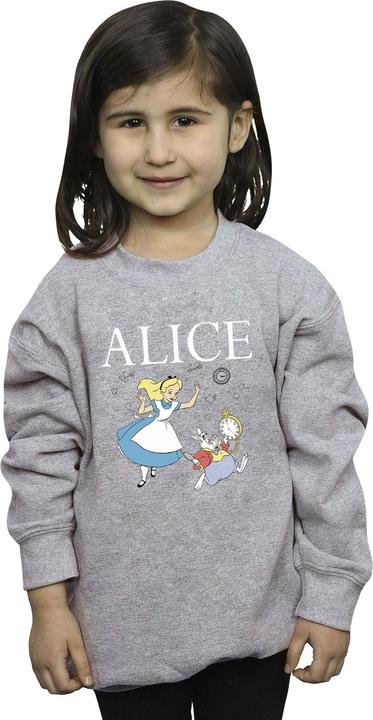 Produktbild Disney Alice im Wunderland Mädchen folgen dem Kaninchen Sweatshirt (152, 158)