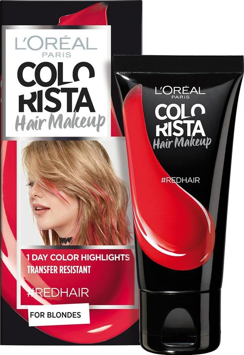 Immagine prodotto L'Oréal Paris L'Oreal Colourista Trucco per Capelli Tintura Temporanea per Capelli RossoCapelli (#RedHair)