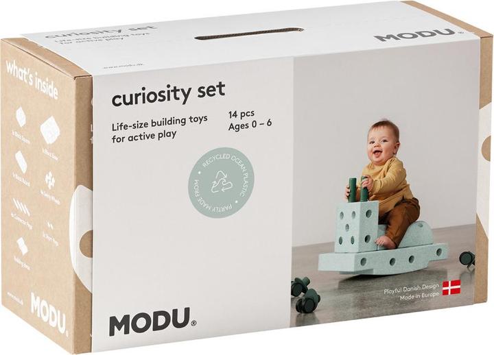 Actual product image Modu Curiosity Set - Starter Set, Balancing Board, Rocking Horse, Motor Skills Toy