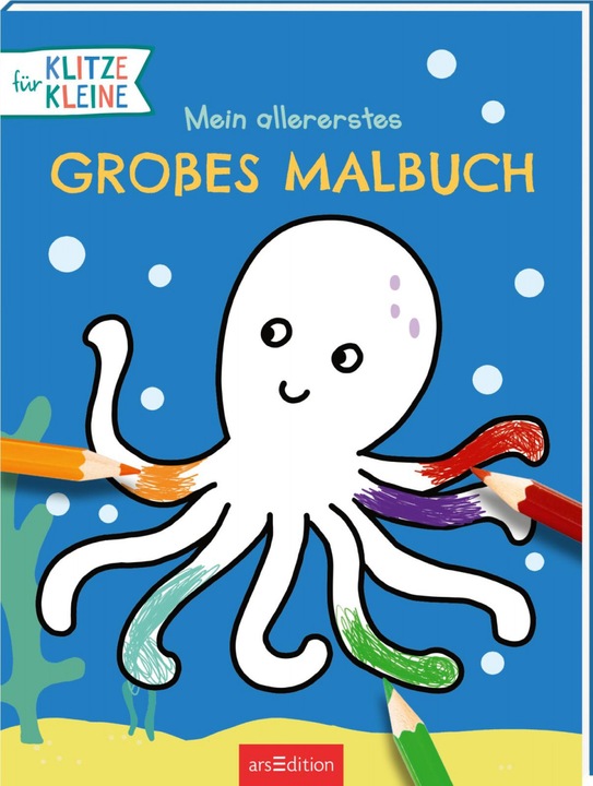 Produktbild Malbuch Gross Tintenfisch