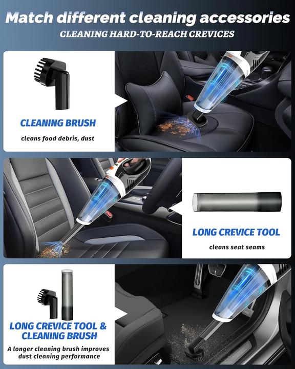 Produktbild Servomaster Kabelloser Handstaubsauger mit LED-Beleuchtung