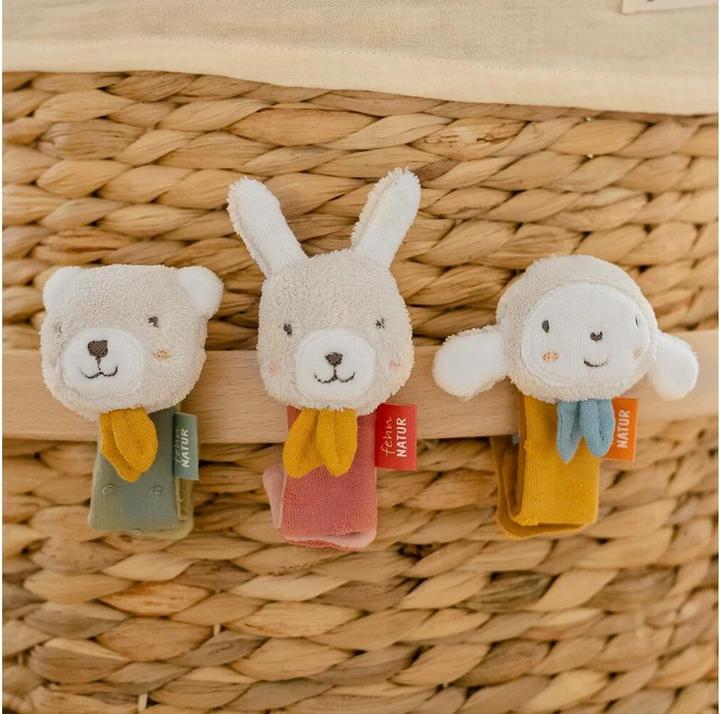 Produktbild Fehn Rassel Armband Natur Bär