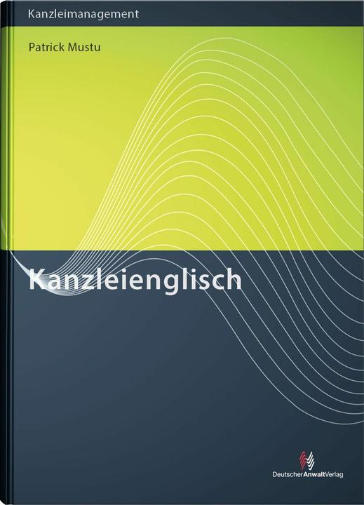 Actual product image Kanzleienglisch (German, Patrick Mustu, 2025)