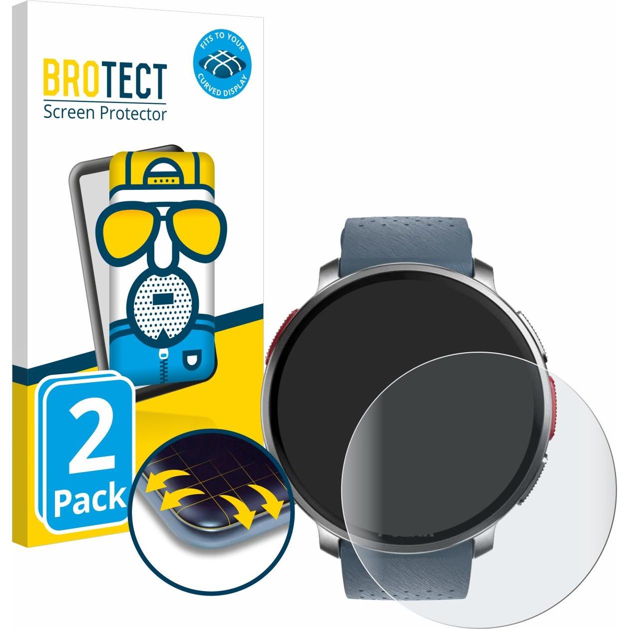 Thumbnail - BROTECT Full-Cover Displayschutz Matt, Smartwatch Schutzfolie, Grau