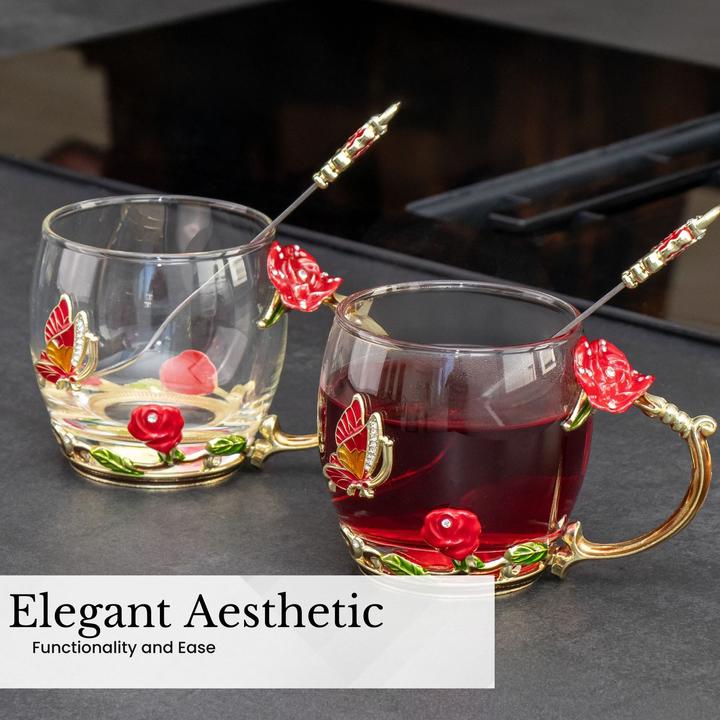 Produktbild Intirilife Schmetterling Teetasse (1x)