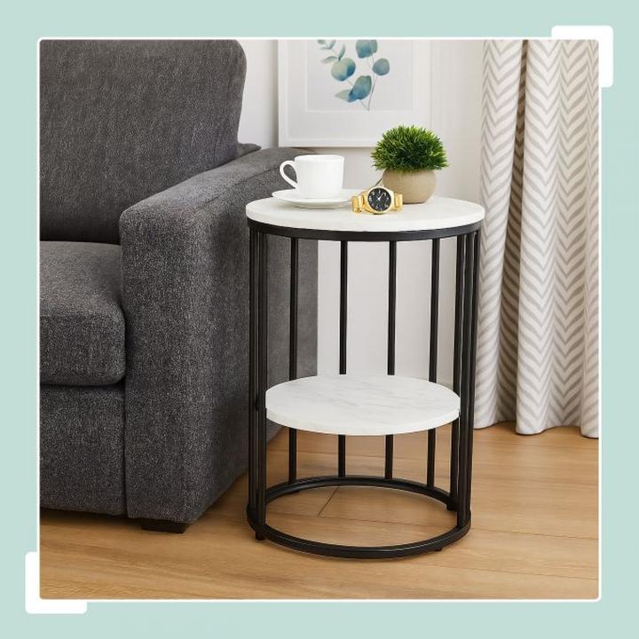Actual product image Relaxdays Side Table (40 x 40 x 57 cm)