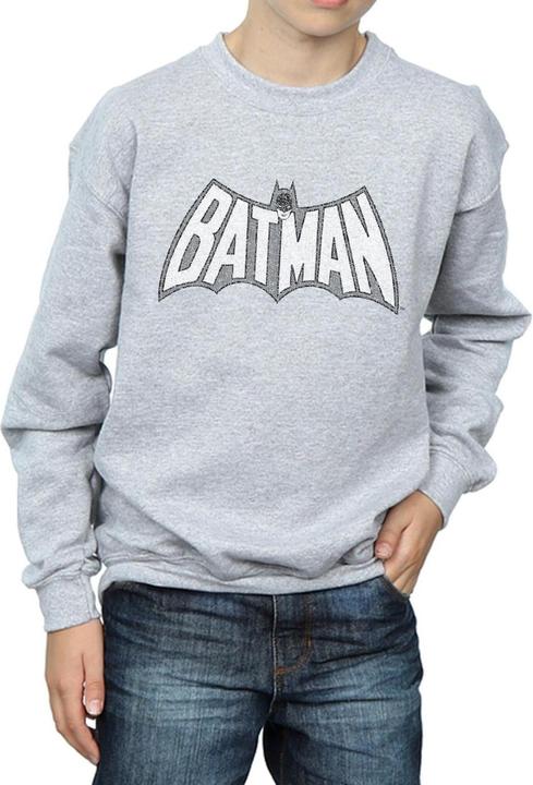Produktbild Batman Retro Crackle Logo Sweatshirt Jungen (140, 146)