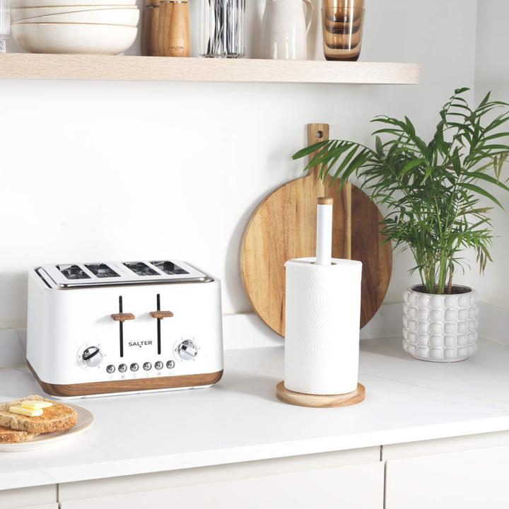 Actual product image Salter BW13565W1EU7 Toronto Kitchen Roll Holder - White