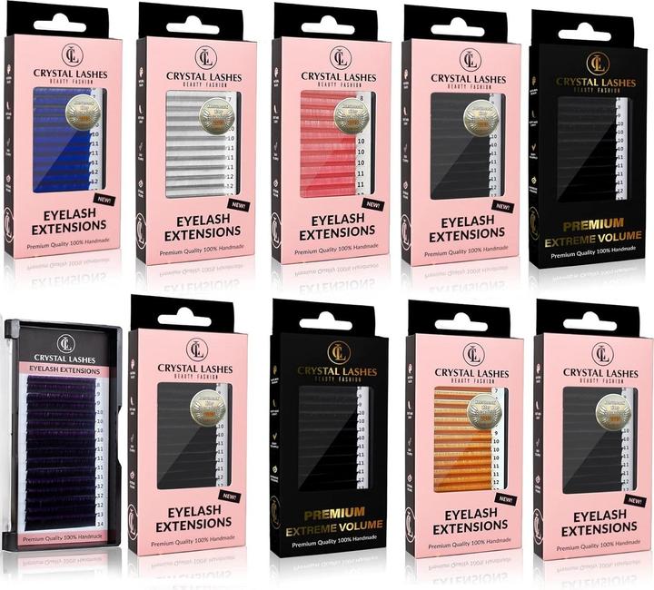 Crystal Lashes Mix 10 Eyelash Palettes (Artificial eyelashes)