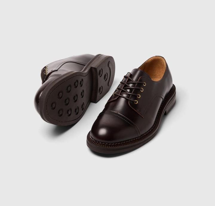 Actual product image Selected Homme Leder Derby-Schuhe (45)