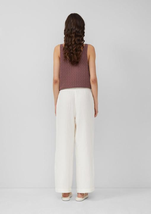 Actual product image S.Oliver Hose Musselin-Hose mit weitem Bein (36)