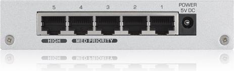 Actual product image Zyxel GS105B V3 5 PORT GIGABIT