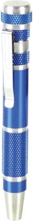 Actual product image Velleman 9-In-1 Cr-V Mini Pocket Precision Screwdriver Set (Cross other)