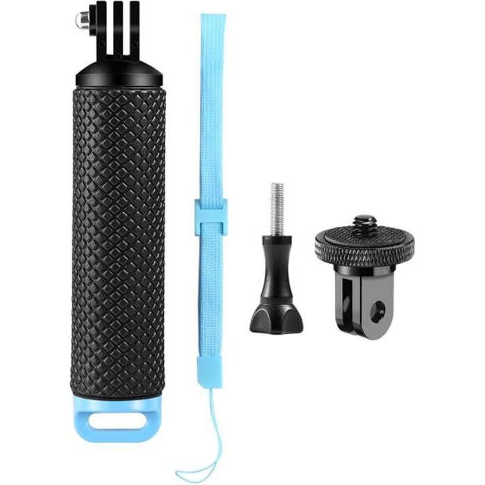 Puluz Impugnatura galleggiante per telefoni/videocamere d'azione e sportive (nero), Accessori action cam, Nero