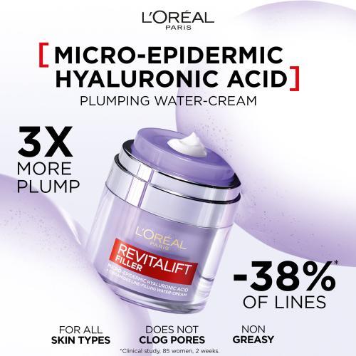 Image du produit L'Oréal Paris Revitalift Filler HA Crème à l'eau repulpante (50 ml, Crème de jour)