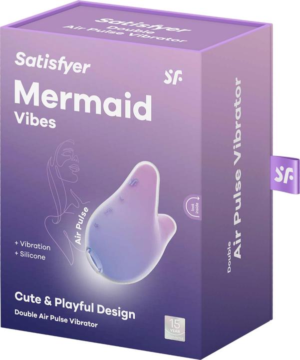 Actual product image Satisfyer Mermaid Vibes - Violet/Pink