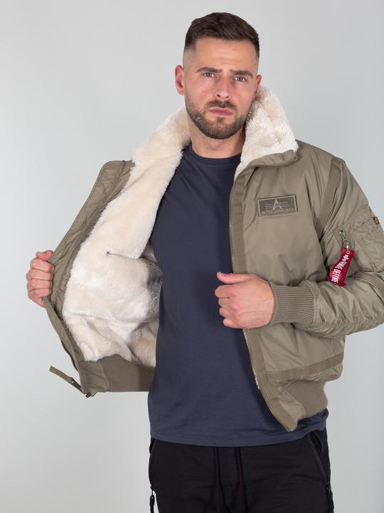 Image du produit Alpha Industries Bomberjack pour homme, coupe ajustée, patch logo et étiquette Remove Before Flight (XXL)