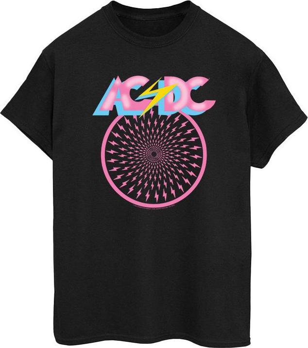 Produktbild AC/DC Flash Circle Boyfriend Fit TShirt (3XL)