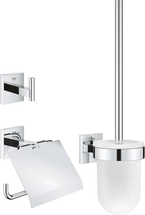 Grohe Start Cube QuickFix WC Set 3 en 1, à coller, chromé