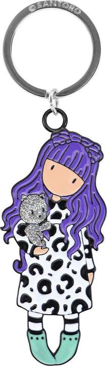 Actual product image Safta Gorjuss Purrrrfect Love Keychains