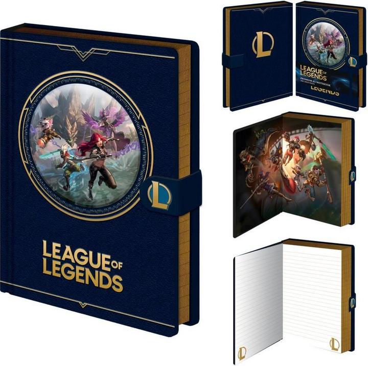 Image du produit League of Legends - Cahier PREMIUM (A5, À rayures)