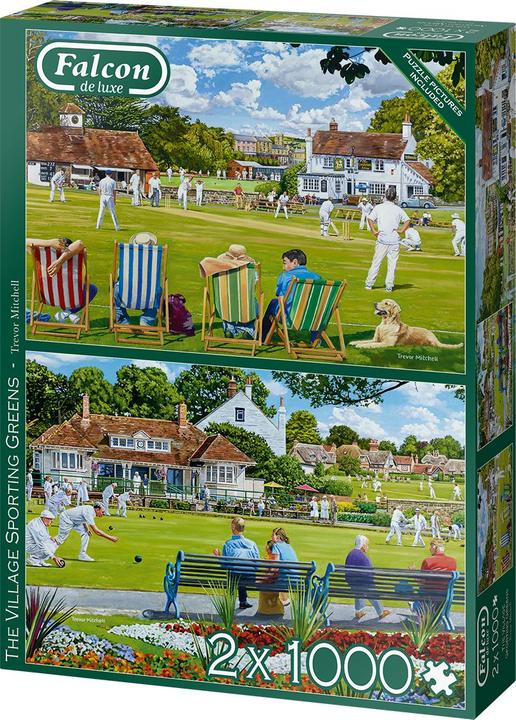 Produktbild Jumbo Puzzle 2 x 1000 Falcon Krykiet & Boule G3 (1000 Teile)