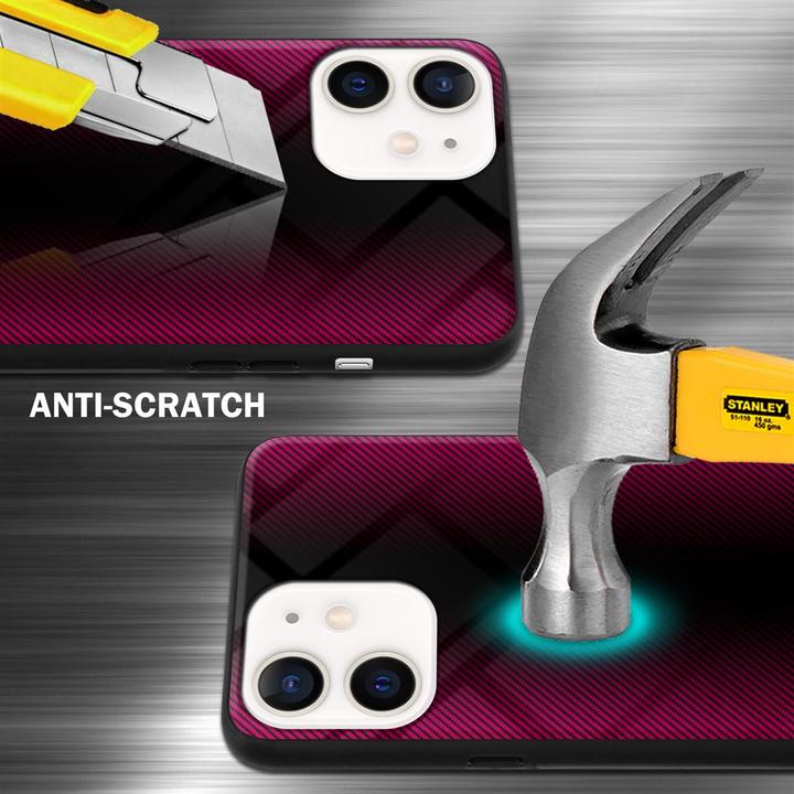 Immagine prodotto Cadorabo Copertura di vetro a strisce in TPU (Apple iPhone 12 mini)