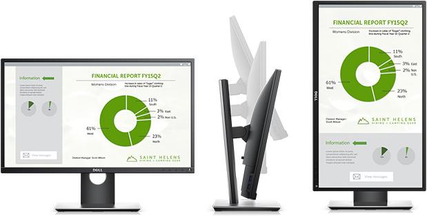 Actual product image Dell P2417h (1920 x 1080 pixels, 24")
