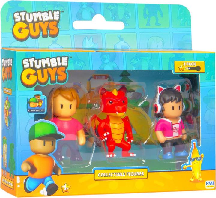 Produktbild Boti Stumble Guys Figuren 3 er Pack Display (24)