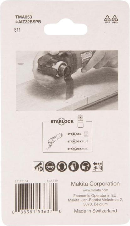 Image du produit Makita Lame de scie plongeante 32mm TMA053