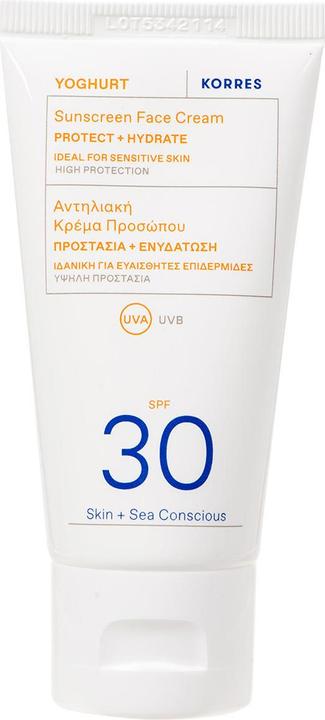 Image du produit Korres Yoghurt Sunscreen Face Cream SPF 30 (Crème solaire visage, SPF 30, 50 ml)
