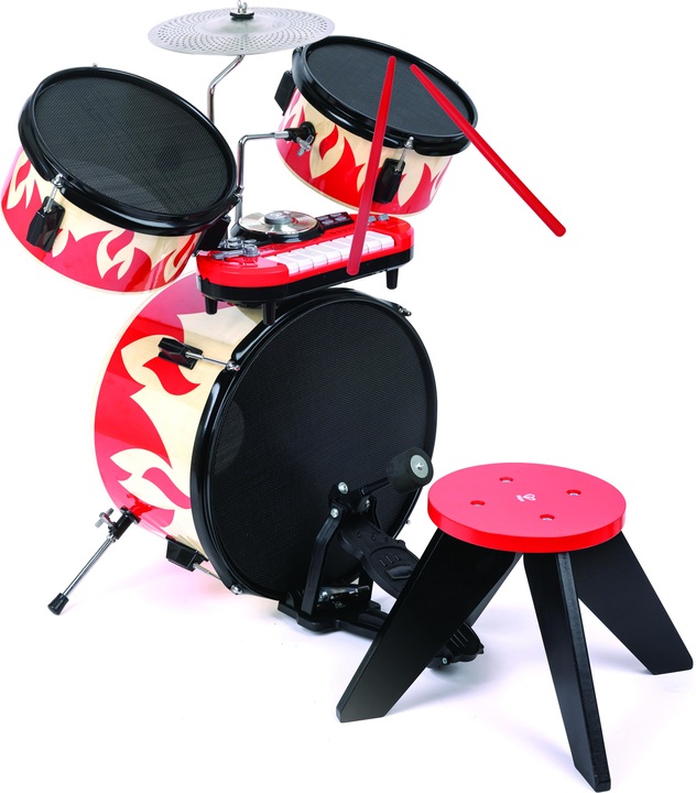 Image du produit Hape Ensemble de batterie cool avec tabouret