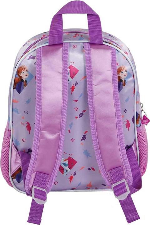 Productafbeelding Karactermania Frozen 2 Friends-Kleine 3D Rugzak, Fuchsia, 26 x 31 cm, Inhoud 8,5 L