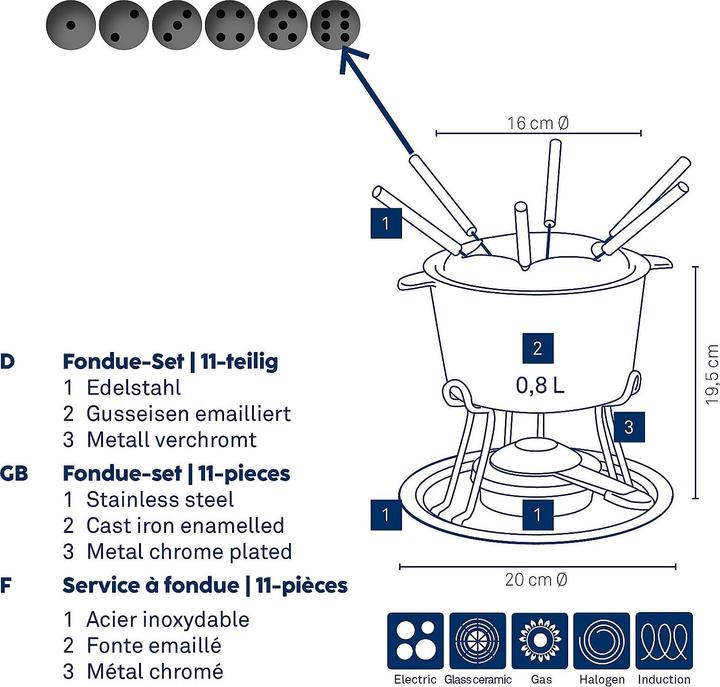 Productafbeelding Kela Comore (Bourgondische fondue, Chinese Fondue)