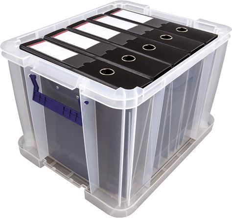 Actual product image Fellowes Storage Box ProStore Bonus Set 3 Semi Transparent (47.50 cm, 36 l, 3x)