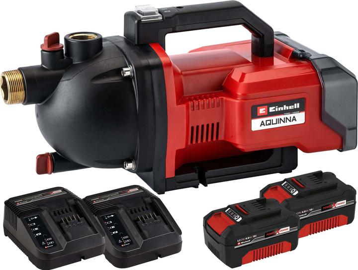 Einhell Akku-Gartenpumpe AQUINNA 36/30 Set (2x4,0 Ah) (Gartenpumpe)
