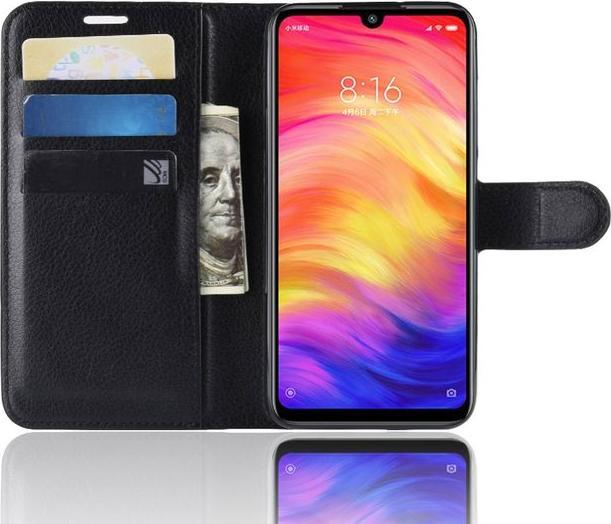 Produktbild MU Classic Litchi Leder Bookcover Series (Xiaomi Redmi Note 7)