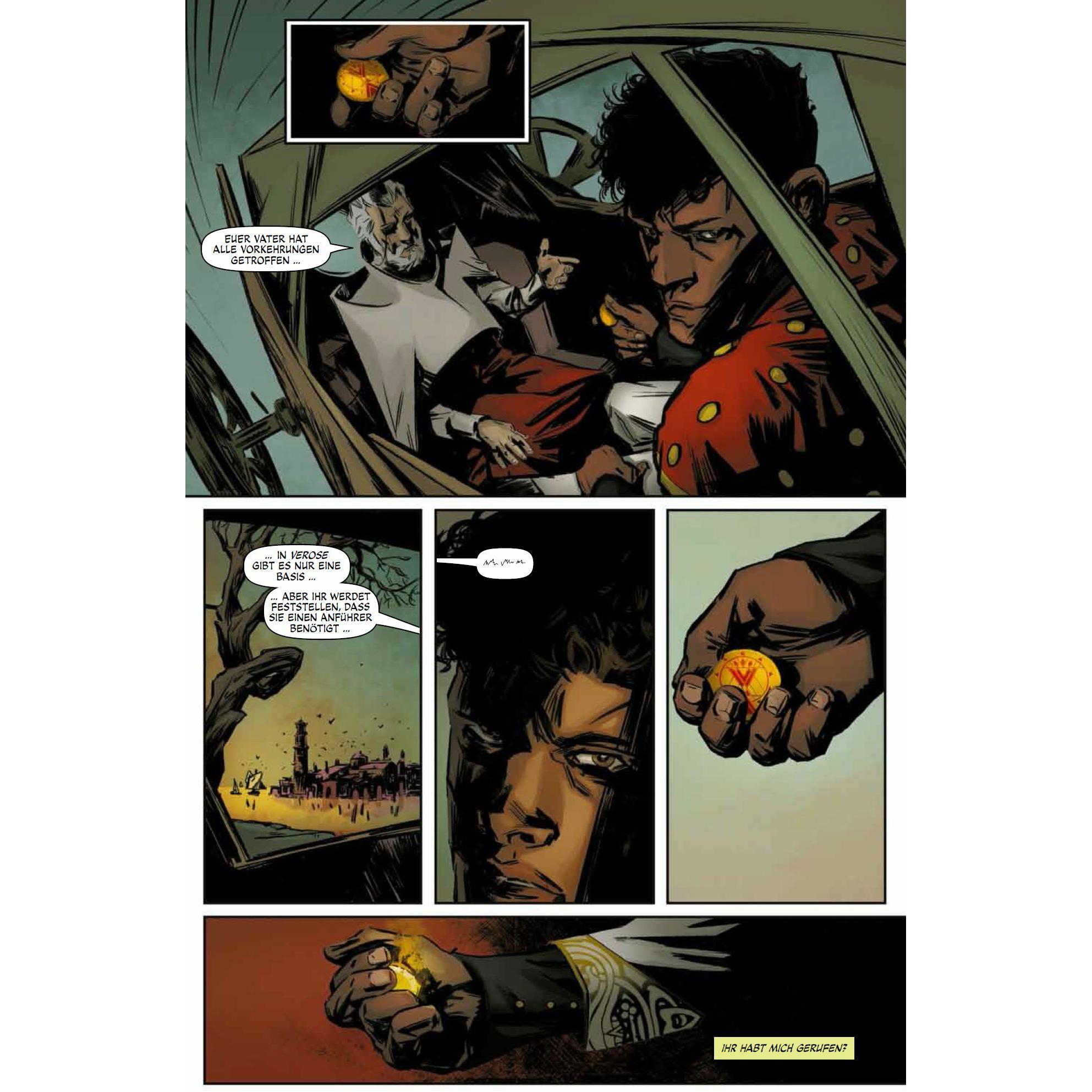 Thumbnail - Vier Farben der Magie (Weltenwanderer Comics), Belletristik von Victoria Schwab, Andrea Olimpieri