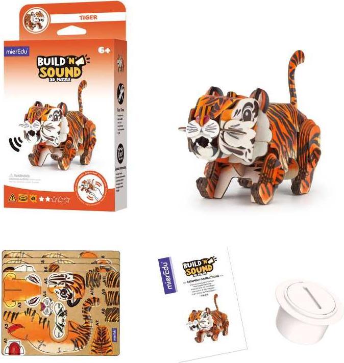 Produktbild mierEdu Soundwunder 3D Puzzle. Tiger (3 Teile)