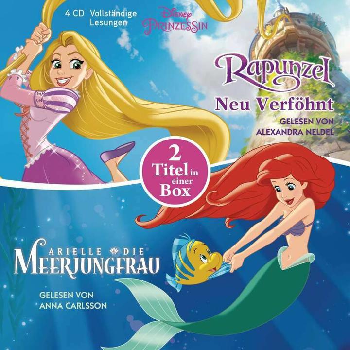 Actual product image Disney Princess: Ariel the Mermaid and Rapunzel - Newly Spoiled (Alexandra Neldel, Anna Carlsson, Anke Albrecht, Claudia Amor, German)