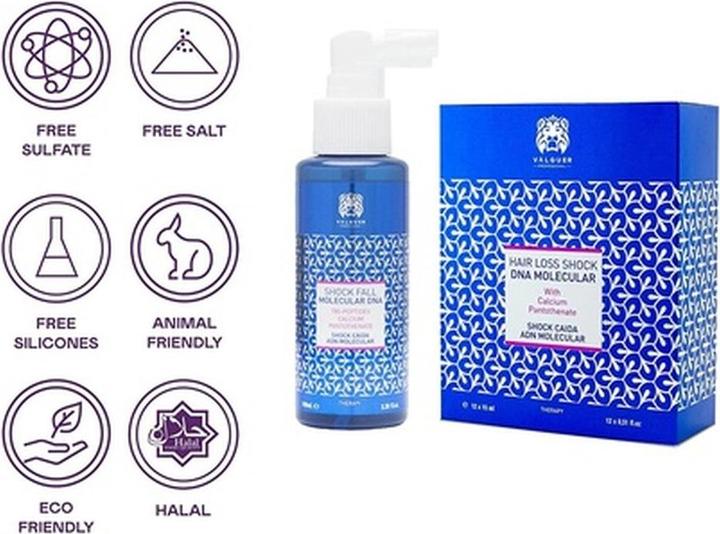 Image du produit Valquer Traitement anti-chute de cheveux Shock Molecular DNA 100ml (100 ml)