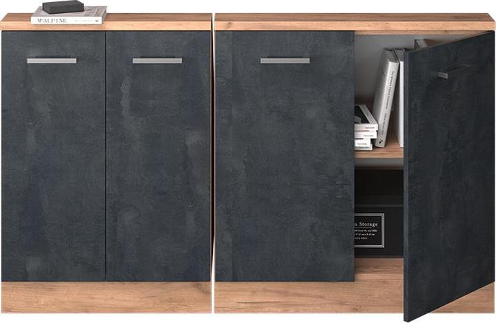 Produktbild Vicco Küchenschrank für Dachschrägen R-Line (140 x 46 x 81.60 cm)