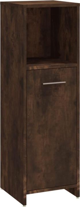 Image du produit vidaXL Badmöbel Set Badezimmermöbel Badezimmerschrank 4 tlg. Räuchereiche