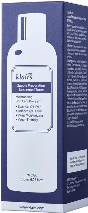 Actual product image Klairs Supple Preparation (Face toner, 180 ml)